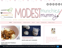 Tablet Screenshot of modestmunchies.com
